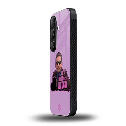 britney bitch back phone cover | glass case for samsung galaxy s24 fe