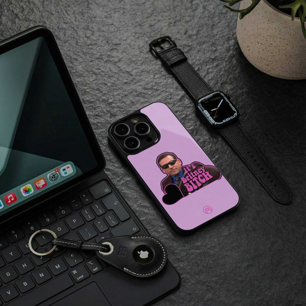 britney bitch back phone cover | glass case for samsung galaxy s23 plus