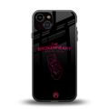 broken heart social club back phone cover | glass case for iphone 13