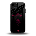 broken heart social club back phone cover | glass case for iphone 14