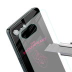 broken heart social club back phone cover | glass case for iphone 16e