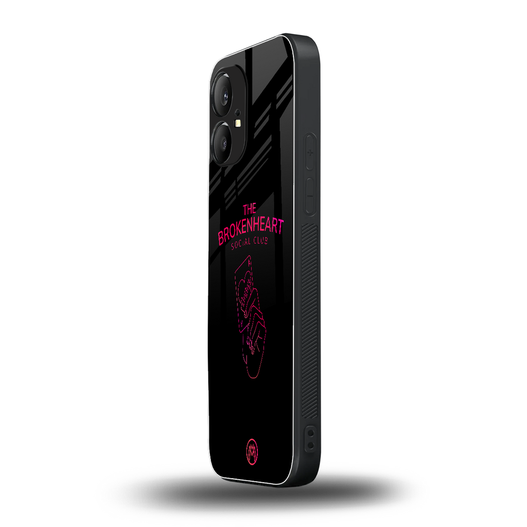 broken heart social club back phone cover | glass case for nothing phone 1