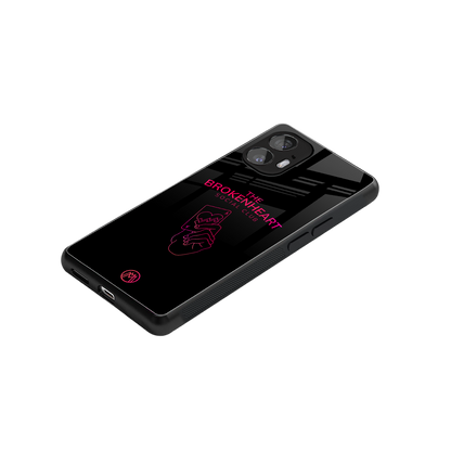 broken heart social club back phone cover | glass case for nothing phone 2