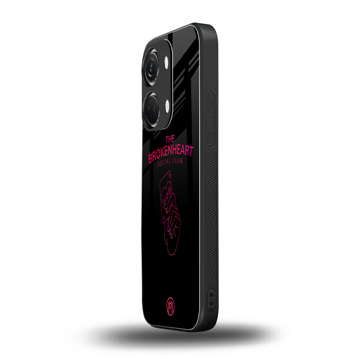 broken heart social club back phone cover | glass case for oneplus nord 3