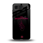 broken heart social club back phone cover | glass case for oneplus nord 4