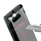 broken heart social club back phone cover | glass case for oneplus nord 4