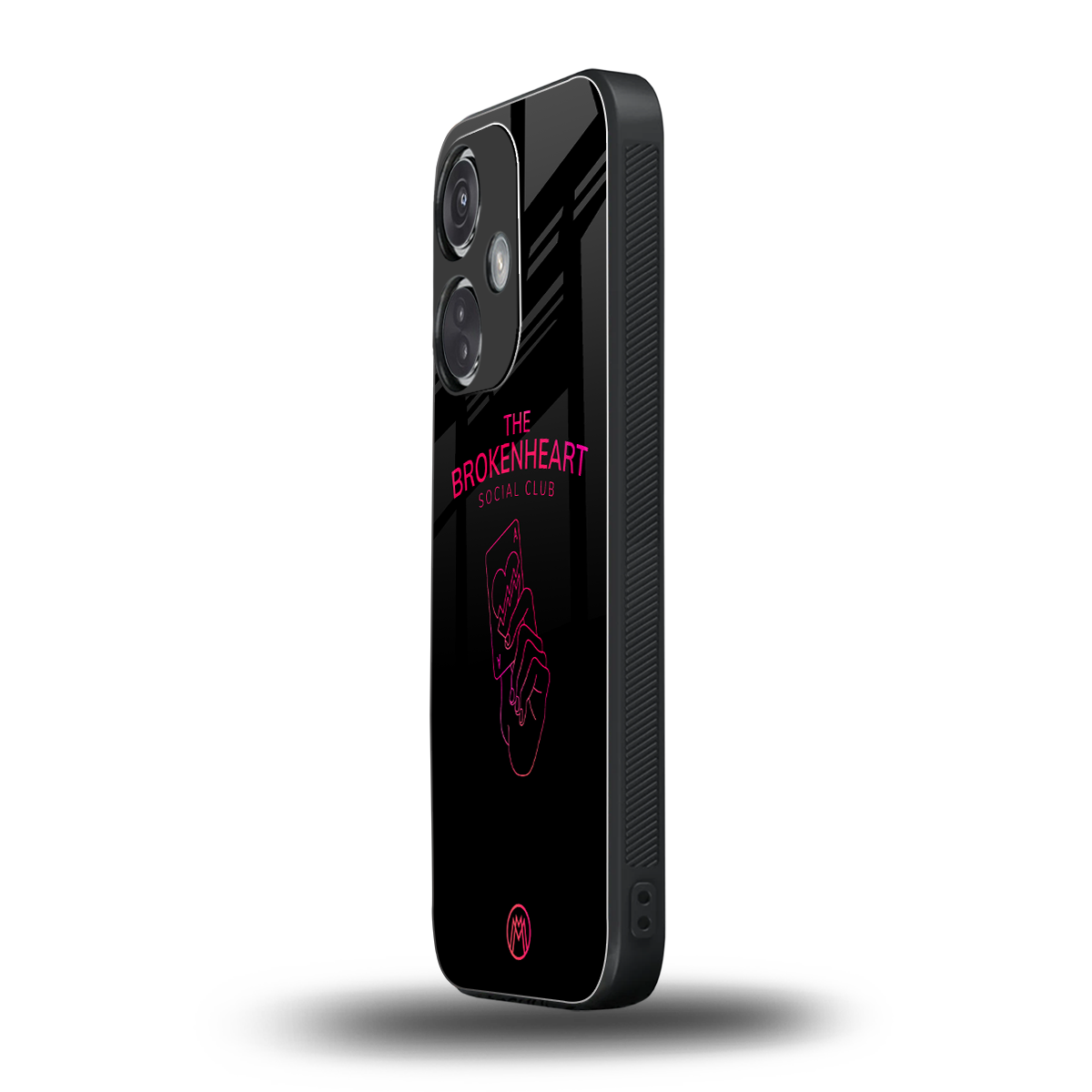 broken heart social club back phone cover | glass case for oneplus nord ce 3