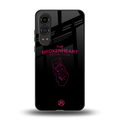 broken heart social club back phone cover | glass case for oneplus nord ce 4 lite