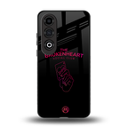 broken heart social club back phone cover | glass case for oneplus nord ce 4