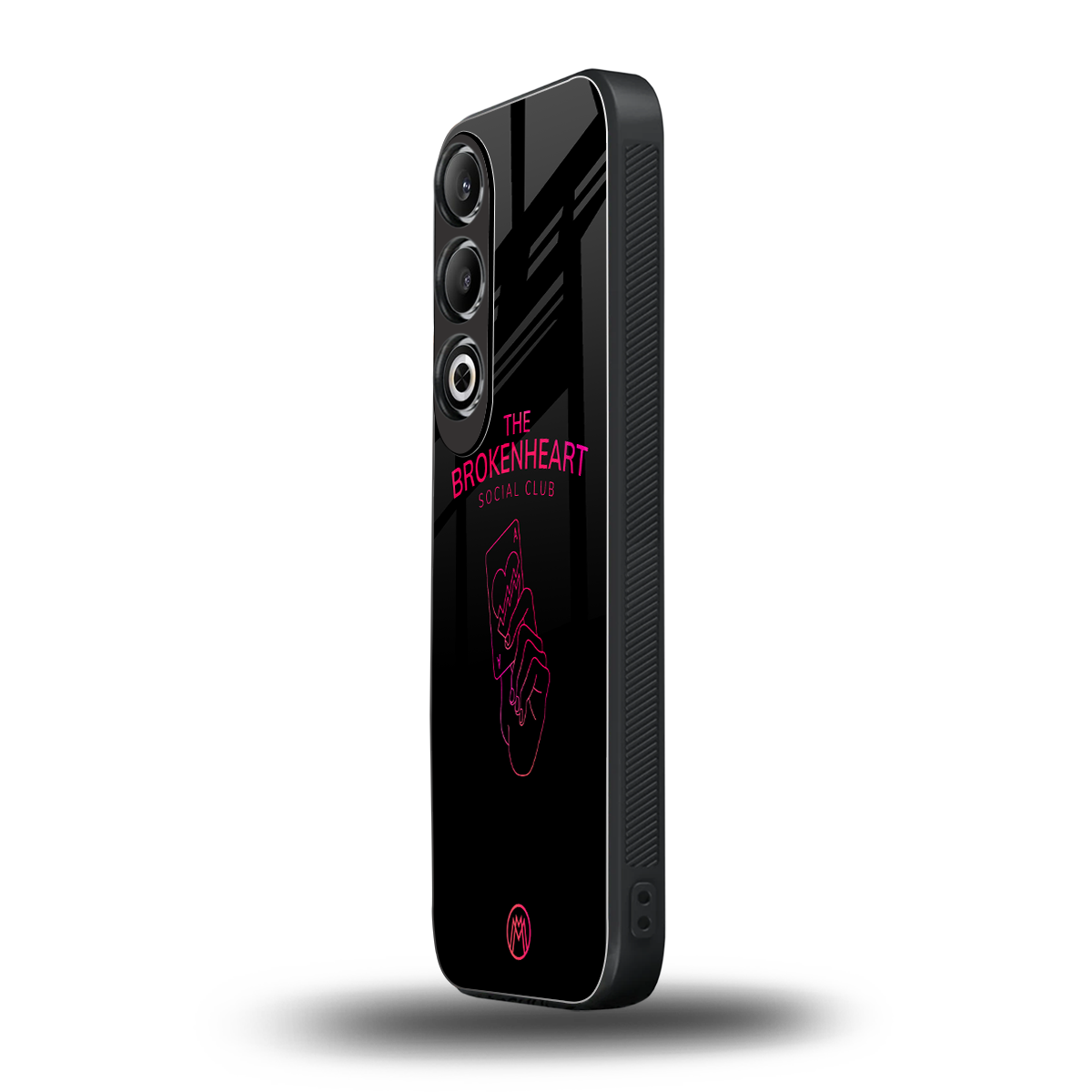 broken heart social club back phone cover | glass case for oneplus nord ce 4