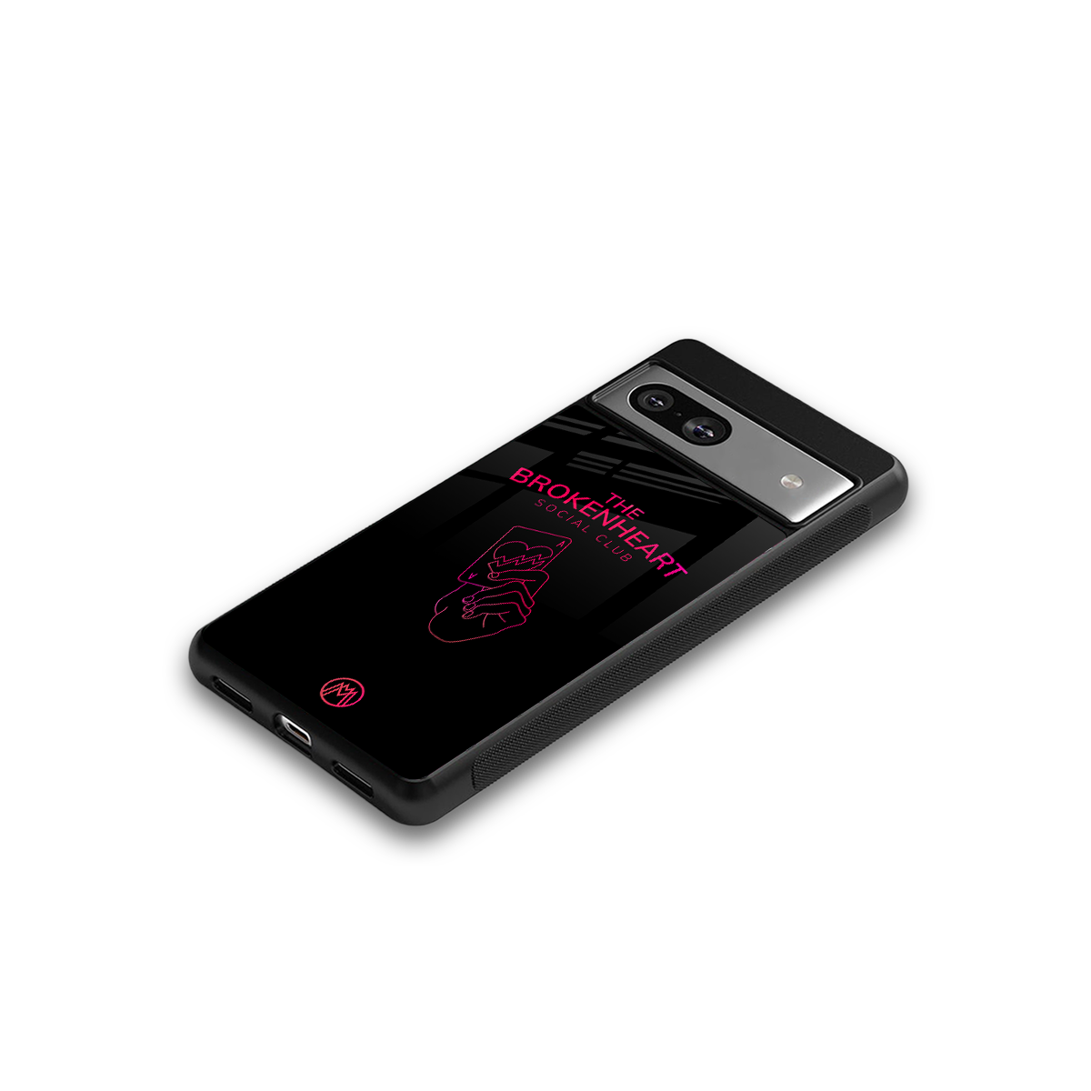 broken heart social club back phone cover | glass case for Google Pixel 7A