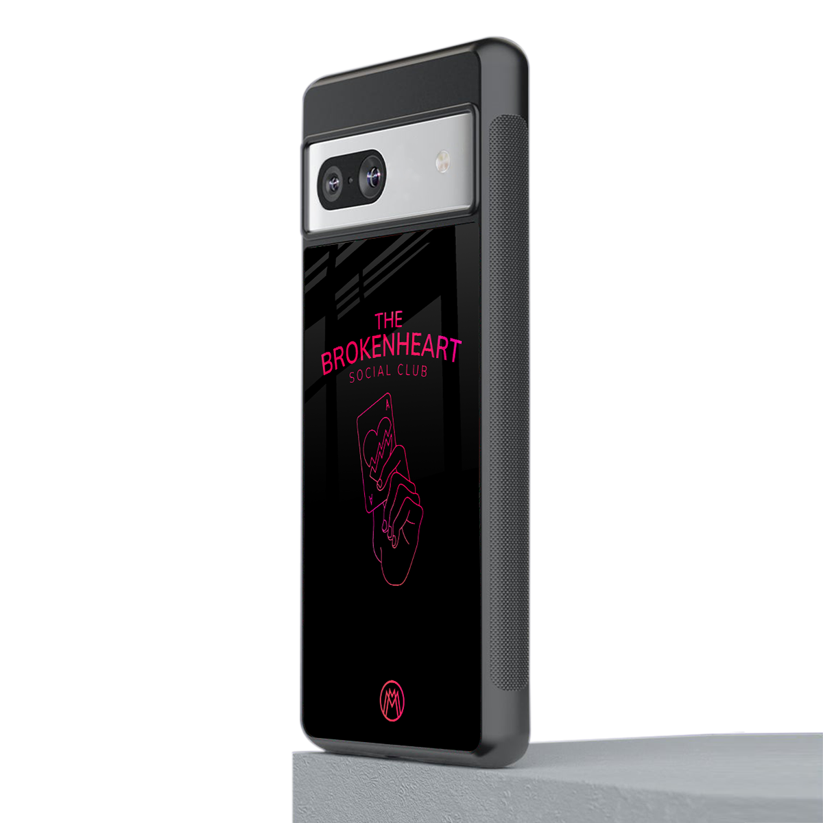 broken heart social club back phone cover | glass case for Google Pixel 7A