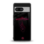 broken heart social club back phone cover | glass case for Google Pixel 8