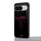 broken heart social club back phone cover | glass case for google pixel 9