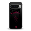 broken heart social club back phone cover | glass case for google pixel 9 pro