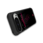 broken heart social club back phone cover | glass case for google pixel 9 pro