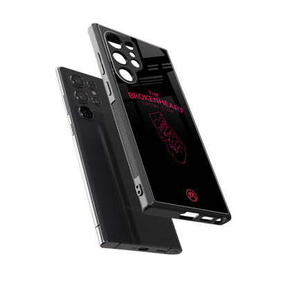 broken heart social club back phone cover | glass case for samsung galaxy s23 ultra