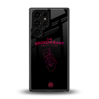 broken heart social club back phone cover | glass case for samsung galaxy s25 ultra