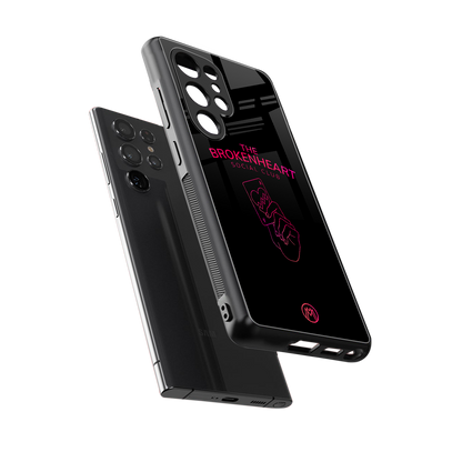 broken heart social club back phone cover | glass case for samsung galaxy s25 ultra