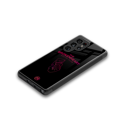 broken heart social club back phone cover | glass case for samsung galaxy s25 ultra
