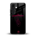 broken heart social club back phone cover | glass case for samsung galaxy s24 plus