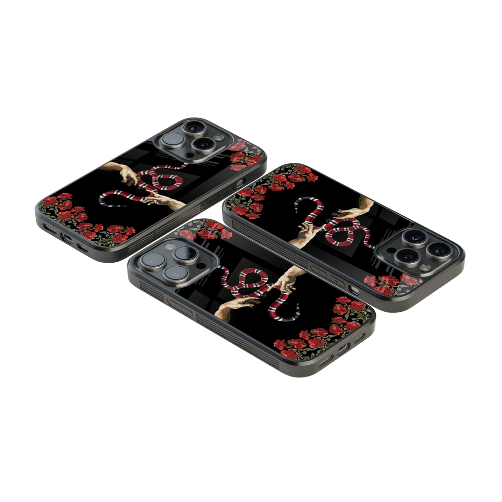 Luxury Glass Back Mobile Cover for iPhone, Samsung Galaxy, OnePlus, Pixel, Redmi & More