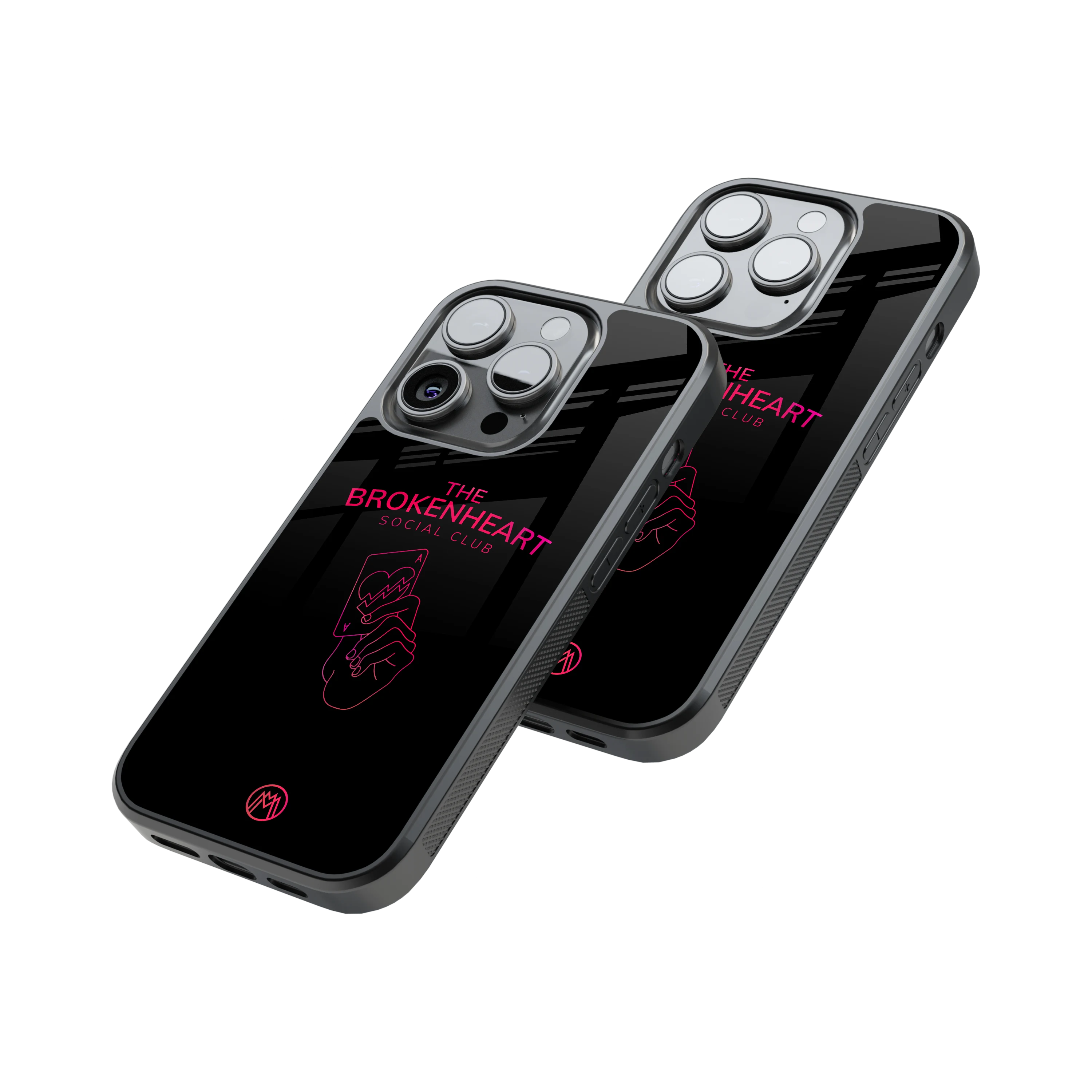 Protective Glass Back Phone Case Compatible with iPhone, Samsung, OnePlus, Pixel & More