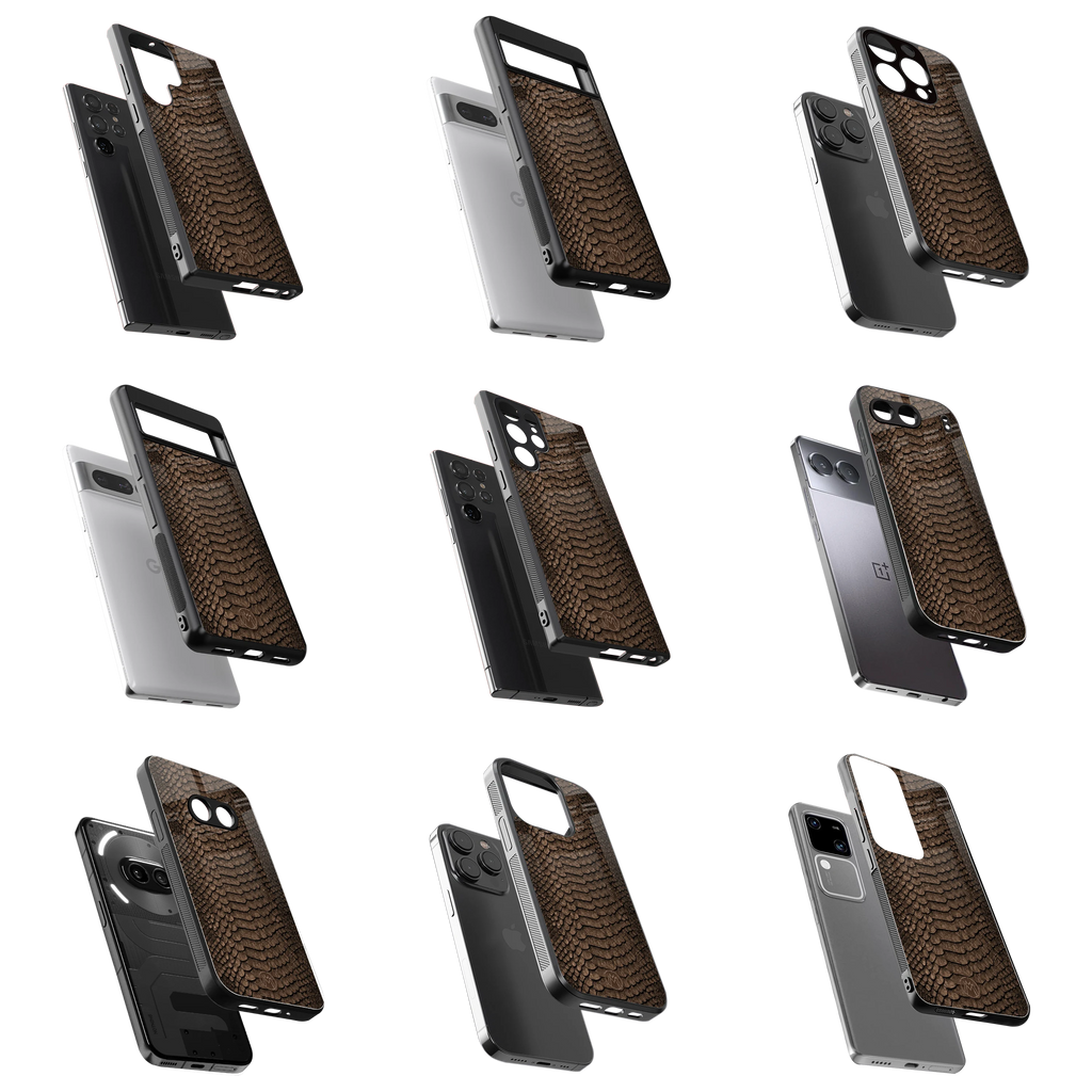 Durable Glass Back Mobile Case for iPhone, Samsung, OnePlus, Google Pixel, Redmi, Vivo, Oppo