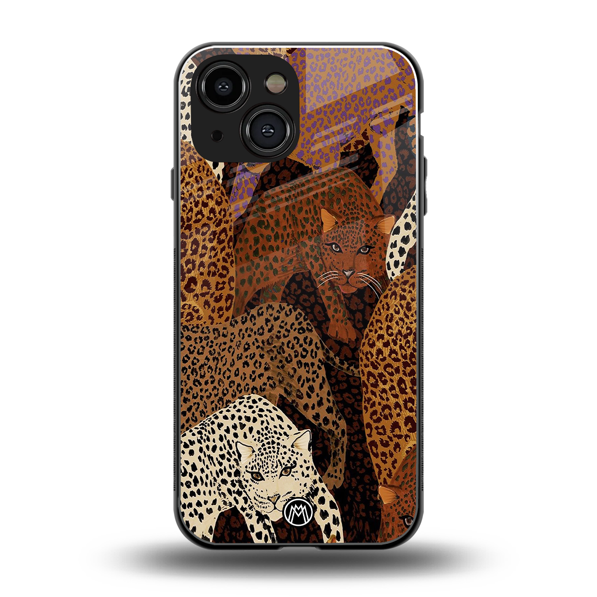 brown beasts back phone cover | glass case for iphone 13 mini