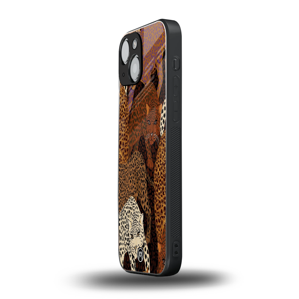 brown beasts back phone cover | glass case for iphone 13 mini