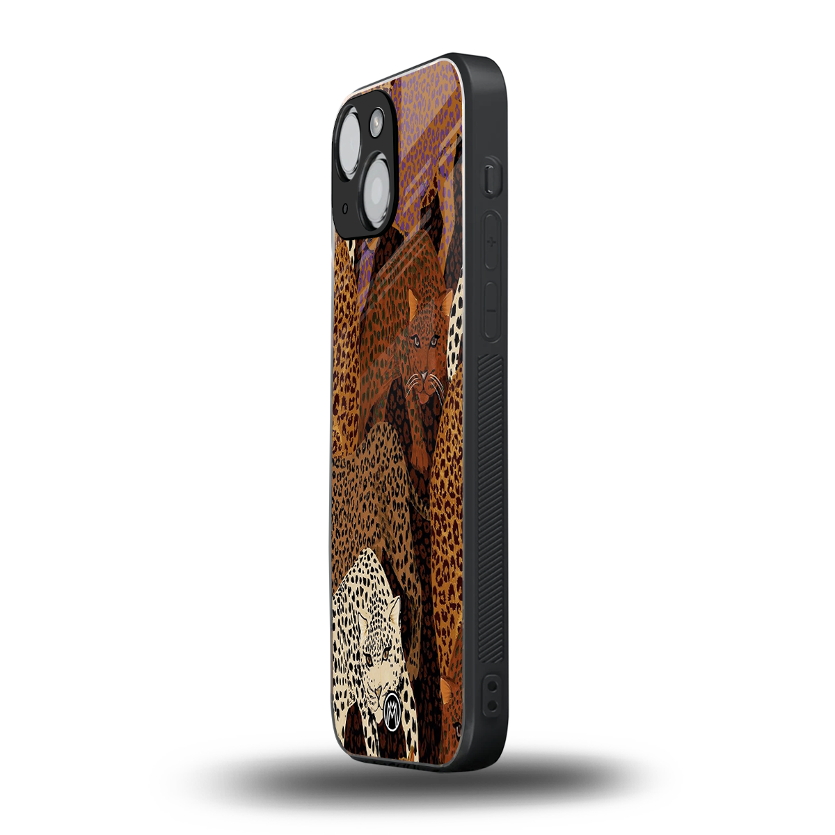 brown beasts back phone cover | glass case for iphone 13 mini