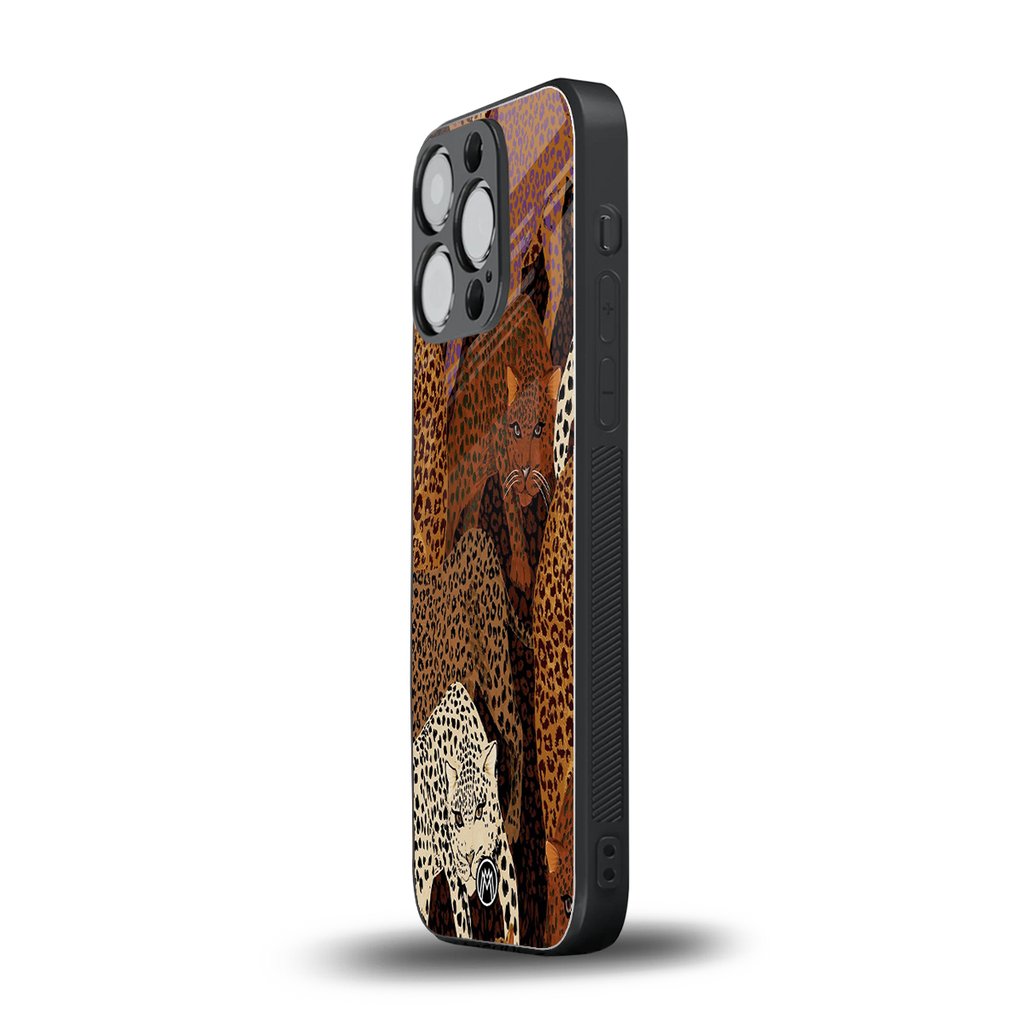 brown beasts back phone cover | glass case for iphone 13 pro