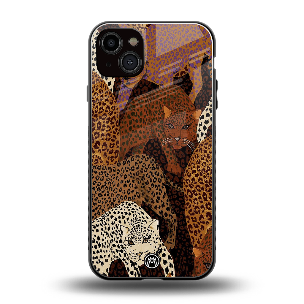 brown beasts back phone cover | glass case for iphone 14 plus