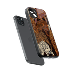 brown beasts back phone cover | glass case for iphone 14 plus
