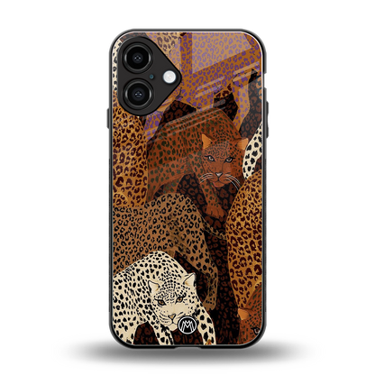 brown beasts back phone cover | glass case for iphone 16 plus