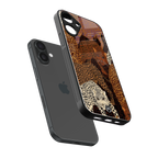 brown beasts back phone cover | glass case for iphone 16 plus