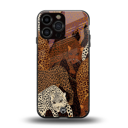 brown beasts back phone cover | glass case for iphone 16 pro max