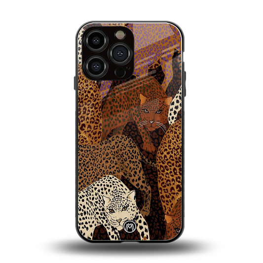 brown beasts back phone cover | glass case for iphone 16 pro max