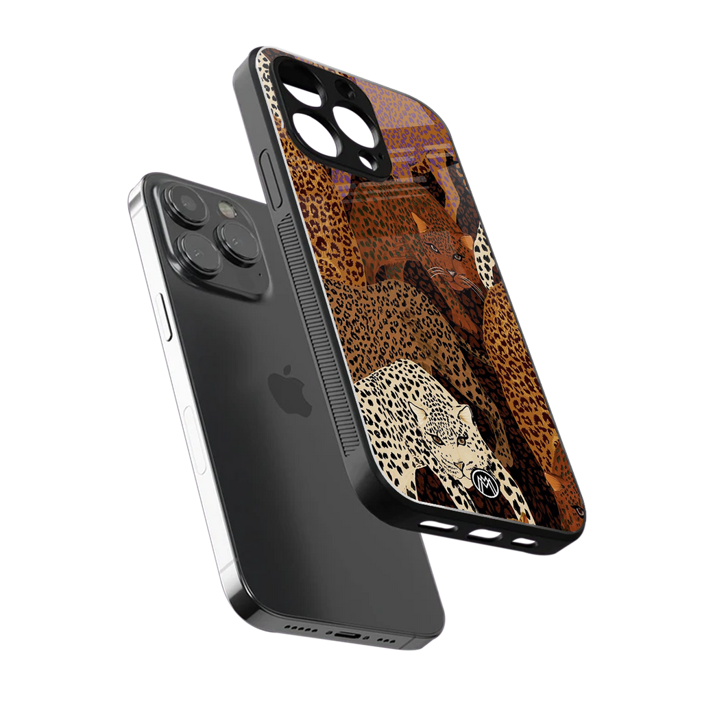 brown beasts back phone cover | glass case for iphone 16 pro max