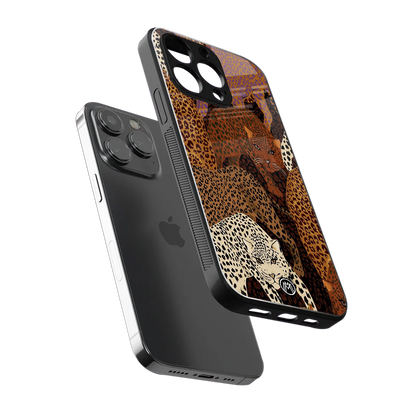 brown beasts back phone cover | glass case for iphone 16 pro max