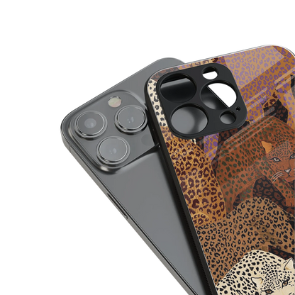 brown beasts back phone cover | glass case for iphone 13 mini