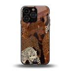 brown beasts back phone cover | glass case for iphone 16 pro