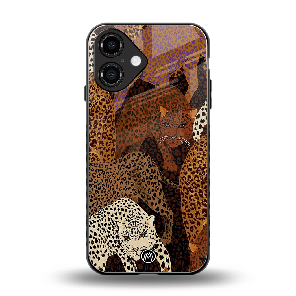 brown beasts back phone cover | glass case for iphone 16