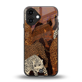 brown beasts back phone cover | glass case for iphone 16