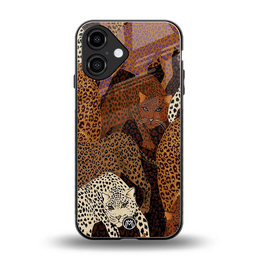 brown beasts back phone cover | glass case for iphone 16