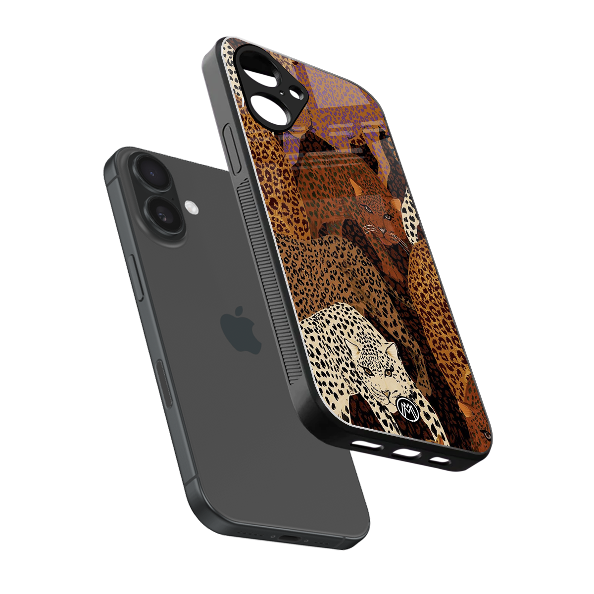 brown beasts back phone cover | glass case for iphone 16