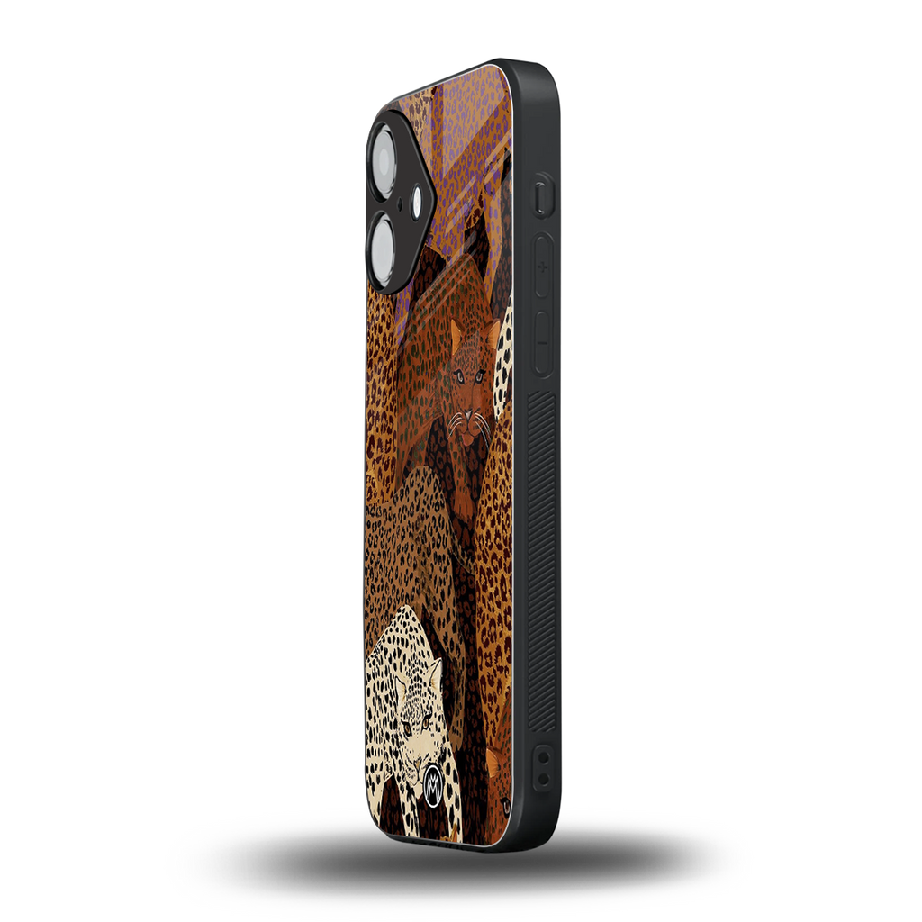brown beasts back phone cover | glass case for iphone 16