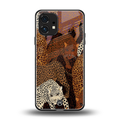 brown beasts back phone cover | glass case for nothing phone 1