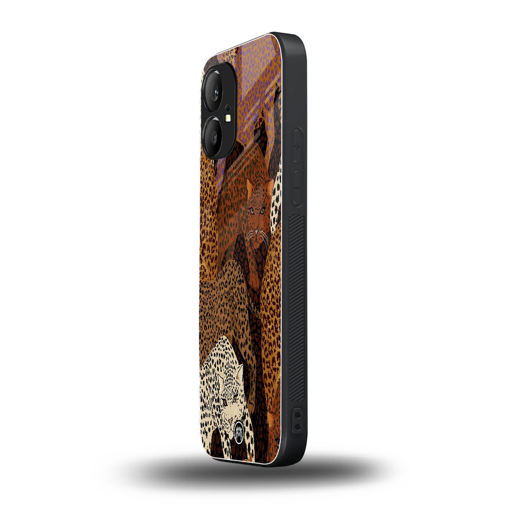 brown beasts back phone cover | glass case for nothing phone 1