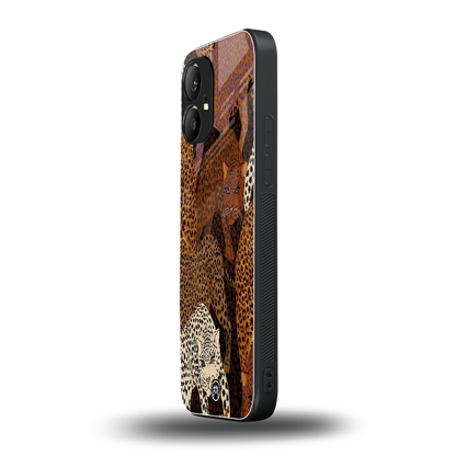 brown beasts back phone cover | glass case for nothing phone 1